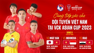Lịch thi đấu tại Asian Cup 2023: VTV5 trực tiếp Việt Nam vs Nhật Bản