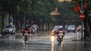 Bắc Bộ, Thanh Hóa, Nghệ An có mưa nhỏ rải rác