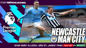 Nhận định bóng đá Newcastle vs Man City (00h30, 14/1), vòng 21 Ngoại hạng Anh