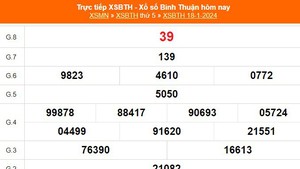 XSBTH 18/1, kết quả Xổ số Bình Thuận hôm nay 18/1/2024, XSBTH ngày 18 tháng 1