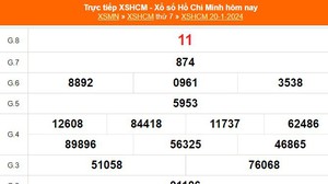 XSHCM 20/1, XSTP, kết quả xổ số Thành phố Hồ Chí Minh hôm nay 20/1/2024, KQXSHCM thứ Bẩy ngày 20/1