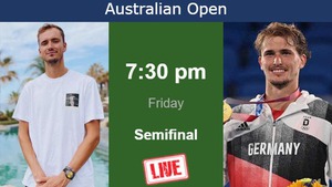 Link xem trực tiếp Medvedev vs Zverev 15h30 hôm nay, bán kết Australian Open 2024