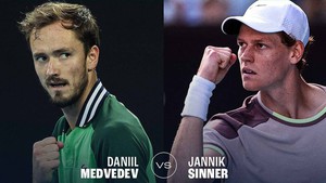 Lịch thi đấu Australian Open hôm nay 28/1: Jannik Sinner tranh ngôi vô địch với Medvedev