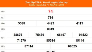 XSLA 6/1, kết quả Xổ số Long An hôm nay 6/1/2024, KQXSLA ngày 6 tháng 1