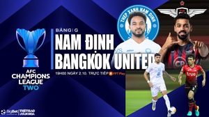 Nhận định, soi tỷ lệ Nam Định vs Bangkok Utd (19h00, 2/10), AFC Champions League 2 