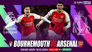 Nhận định, soi tỷ lệ Bournemouth vs Arsenal, 23h30 ngày 19/10, vòng 8 Ngoại hạng Anh