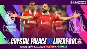 Nhận định, soi tỷ lệ Crystal Palace vs Liverpool 18h30 ngày 5/10, vòng 7 Ngoại hạng Anh