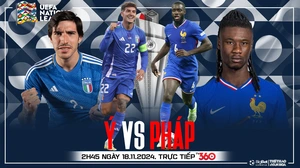 Nhận định, soi tỷ lệ Ý vs Pháp 2h45 ngày 18/11, vòng bảng UEFA Nations League