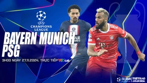 Nhận định, soi tỷ lệ Bayern Munich vs PSG (3h00, 27/11), cúp C1 châu Âu