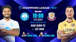 Lịch thi đấu bóng đá hôm nay 27/11: Trực tiếp Nam Định vs Lee Man lúc mấy giờ?