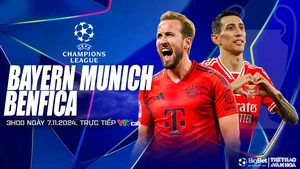 Nhận định, soi tỷ lệ Bayern Munich vs Benfica 3h00 ngày 7/11, cúp C1 lượt trận thứ 4