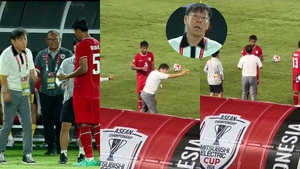 HLV Shin Tae Yong biểu cảm bất lực, thất vọng rồi nổi giận khi Indonesia bị ĐT Lào gây khó dễ ngay tại sân nhà