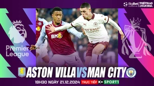 Nhận định, soi tỷ lệ Aston Villa vs Man City 19h30 ngày 21/12, vòng 17 Ngoại hạng Anh