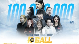 Pool 8 bi nữ Việt Nam trở lại sau 13 năm tại giải Women K-Eight Ball Championship 2025