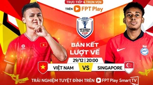 Lịch thi đấu bóng đá hôm nay 29/12: Trực tiếp Việt Nam đấu với Singapore lúc mấy giờ?