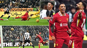 Salah lập cú đúp, Liverpool và Newcastle tạo ra một màn rượt đuổi kịch tính