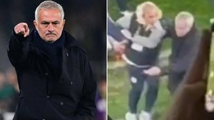 Mourinho gây bão với hành động ngăn trợ lý ăn mừng cùng các cầu thủ