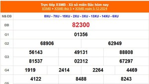 XSMB 5/12 - Kết quả Xổ số miền Bắc hôm nay 5/12/2024 - KQSXMB thứ Năm ngày 5 tháng 12