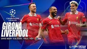 Nhận định, soi tỷ lệ Girona vs Liverpool 00h45 ngày 11/12, Cúp C1 châu Âu vòng phân hạng