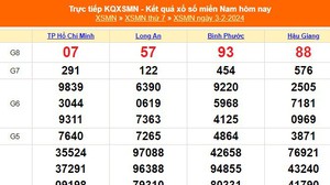 XSMN 3/2, kết quả xổ số miền nam hôm nay 3/2/2024, XSMN ngày 3 tháng 2