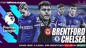 Nhận định bóng đá Brentford vs Chelsea (22h00, 2/3), vòng 27 Ngoại hạng Anh