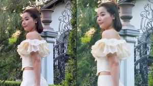 Hot girl cầu lông Thùy Linh diện váy trắng tinh khôi, khoe vẻ đẹp hút hồn cộng đồng mạng
