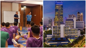 Khách sạn 5 sao ĐT Việt Nam tại Indonesia được ví von như một 'thiên đường nghỉ dưỡng' với thầy trò HLV Troussier