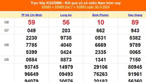 XSMN 30/3, kết quả xổ số miền Nam hôm nay 30/3/2024, XSMN ngày 30 tháng 3