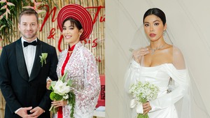 Trang phục cưới đặc biệt NTK Chung Thanh Phong dành cho siêu mẫu Minh Tú
