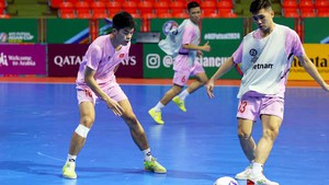 Đội tuyển futsal Việt Nam chỉ có 45 phút làm quen nhà thi đấu chính tại giải châu Á