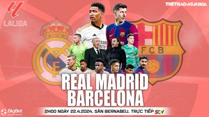 Nhận định bóng đá Real Madrid vs Barcelona, La Liga vòng 32 (02h00 hôm nay 22/4)