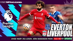 Nhận định Everton vs Liverpool (2h00 hôm nay 25/4), đá bù vòng 29 Ngoại hạng Anh