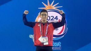 Lực sĩ Trịnh Văn Vinh: 'Tôi đặt mục tiêu giành huy chương Olympic 2024'