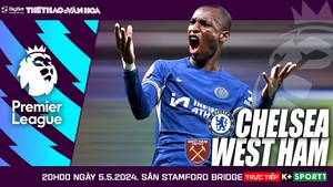 Nhận định bóng đá Chelsea vs West Ham (20h00 hôm nay), vòng 36 Ngoại hạng Anh 