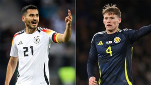 TV360 trực tiếp bóng đá EURO hôm nay: Đức vs Scotland