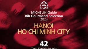 MICHELIN công bố 42 nhà hàng đạt giải Bib Gourmand