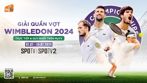 Xem trực tiếp giải quần vợt Wimbledon 2024 duy nhất trên MyTV