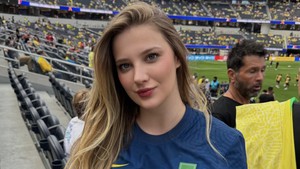 Bạn gái sao Brazil gây sốt ở Copa America 2024 bởi vẻ đẹp tựa nữ thần