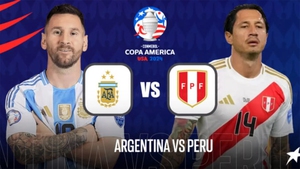 Link xem trực tiếp bóng đá Argentina vs Peru, Copa America 2024 (7h hôm nay 30/6)