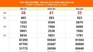 XSMN 18/7, kết quả xổ số miền Nam hôm nay ngày 18/7/2024, trực tiếp kết quả xổ số hôm nay