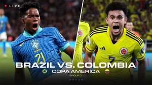 Link xem trực tiếp bóng đá Brazil vs Colombia, Copa America 2024 (08h00 hôm nay)