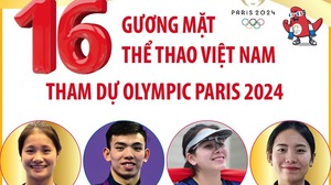 16 VĐV thể thao Việt Nam dự Olympic Paris 2024 (CHÍNH THỨC)