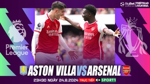 Nhận định, soi tỷ lệ Aston Villa vs Arsenal (23h30, 24/8), vòng 2 Ngoại hạng Anh