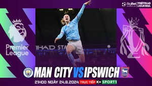 Nhận định, soi tỷ lệ Man City vs Ipswich (21h00, 24/8), Ngoại hạng Anh vòng 2