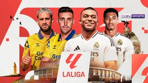 Lịch thi đấu bóng đá hôm nay 29/8: Trực tiếp Las Palmas vs Real Madrid