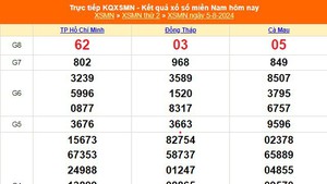 XSMN 5/8, kết quả xổ số miền Nam hôm nay ngày 5/8/2024, kết quả xổ số hôm nay