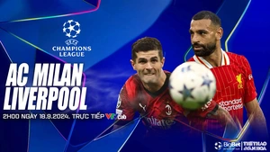 Nhận định, soi tỷ lệ AC Milan vs Liverpool (2h00, 18/9), Cúp C1 châu Âu