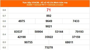 XSHCM 2/9 - XSTP thứ Hai - Kết quả xổ số Hồ Chí Minh hôm nay ngày 2/9/2024