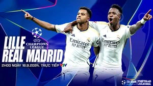 Nhận định, soi tỷ lệ Lille vs Real Madrid 2h00 ngày 3/10, cúp C1 châu Âu