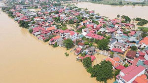 Thời tiết ngày 12/10: Lũ trên sông Thương (Bắc Ninh) vẫn trên báo động 3